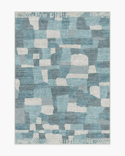 Boulder Blue Rug by The Local Project