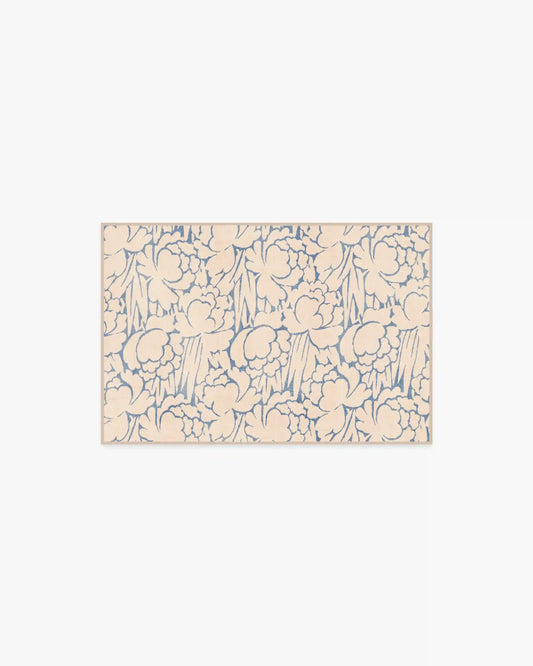 Corrine Cream & Slate Blue Rug