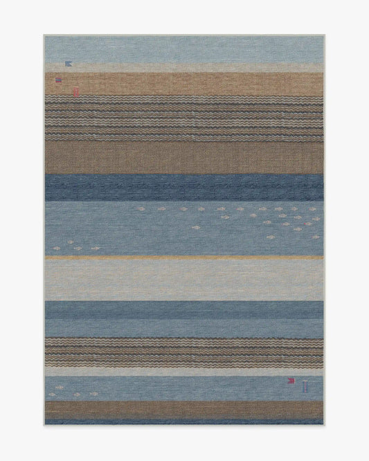 Dover Slate Blue & Natural Rug