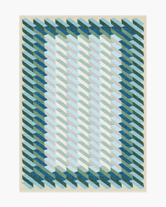 Echo Soft Teal Rug