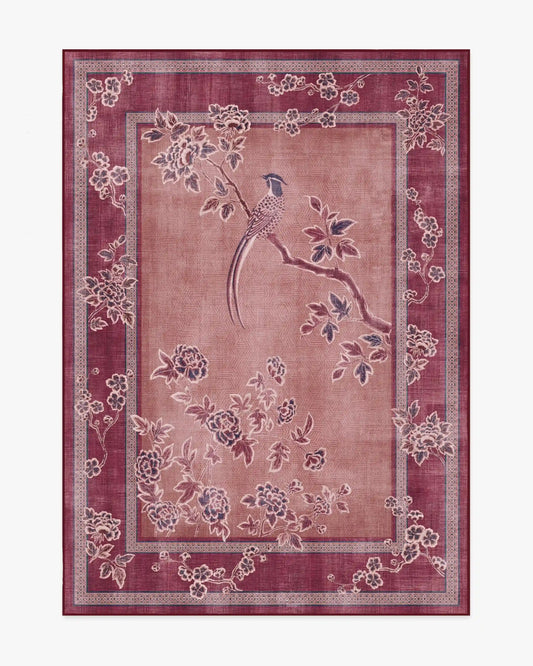 Draper Burgundy Rug by Gracie