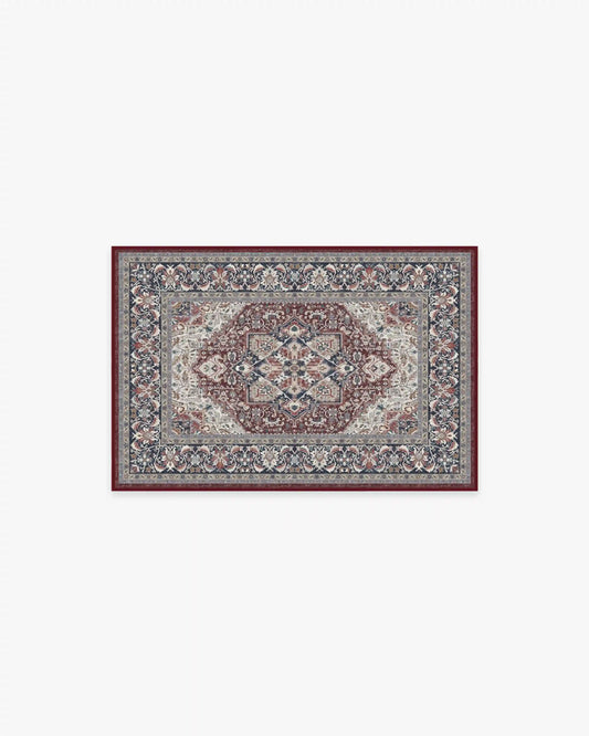 Hendesi Heriz Bordeaux Rug