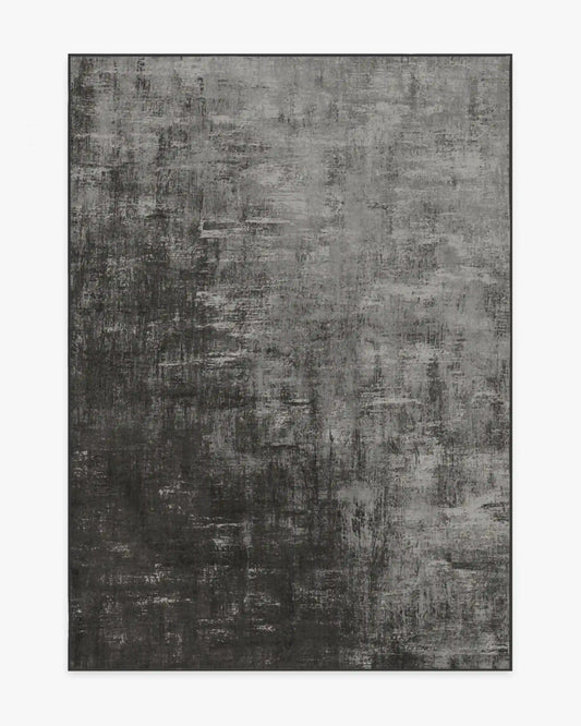 Impasto Greyscale Rug