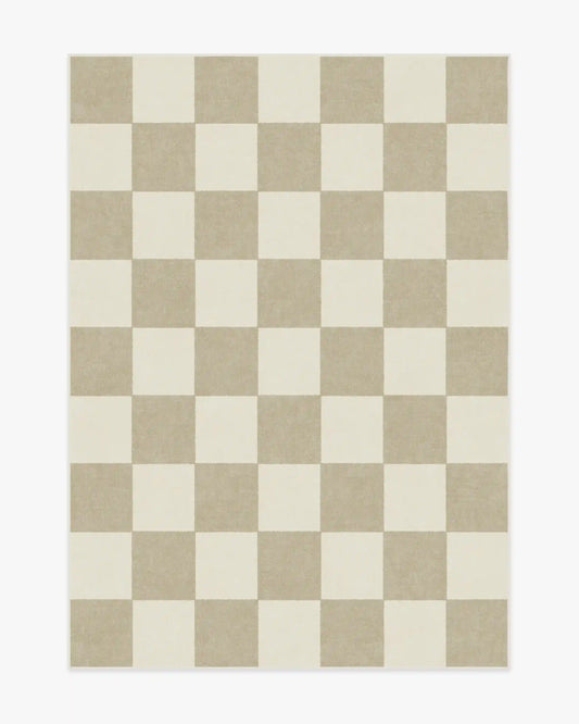 Jaque Checkered Stone Rug