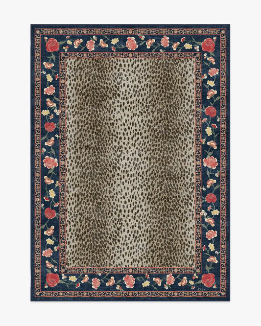 Kensington Sapphire & Brown Rug by RIXO