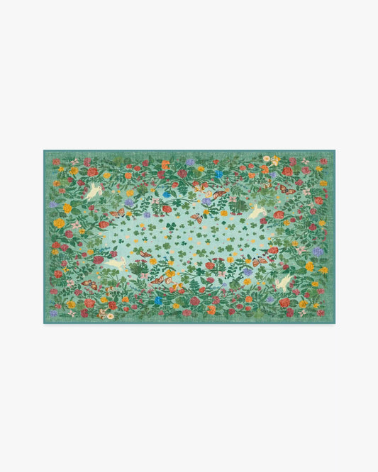 Lily Pad Meadow Multicolor Rug