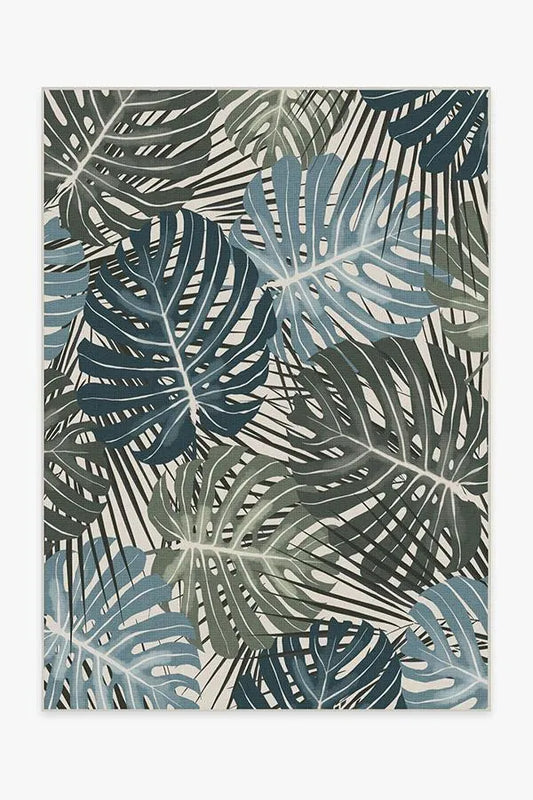 Monstera Jade Rug