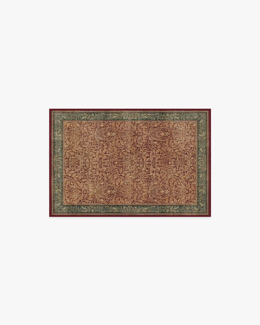 Acorn Amber Red Rug by Morris & Co.