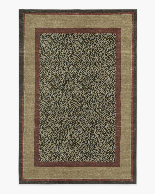Panthera Tan & Rust Rug by Scalamandré