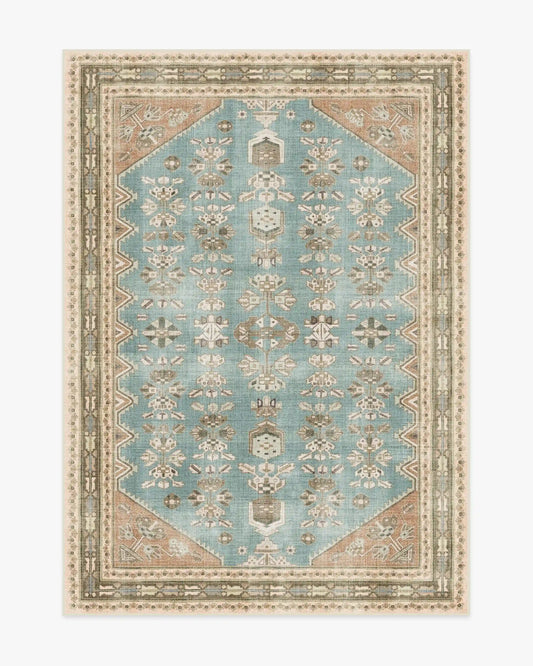 Pradera Blue & Terracotta Rug