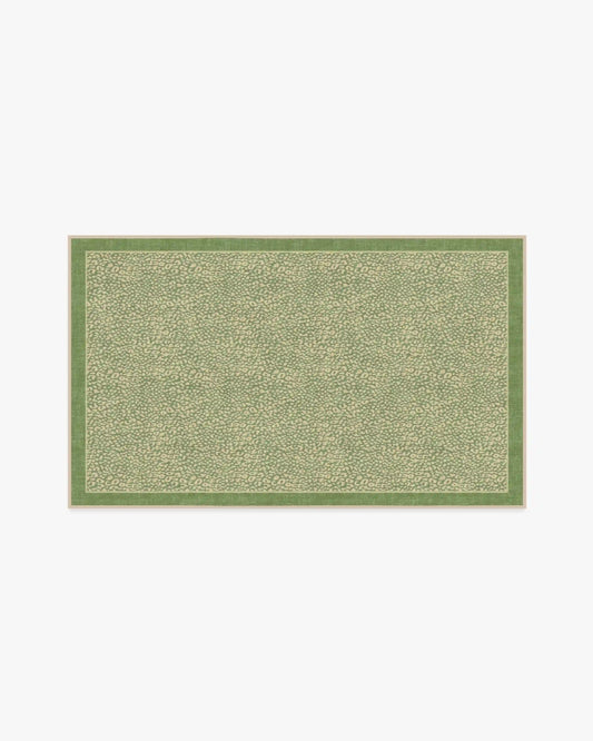 Cheeky Cheetah Green Rug