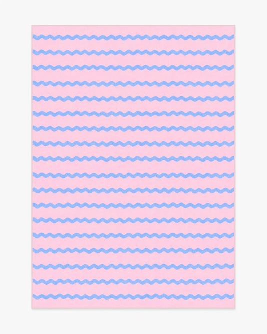 Giggle Squiggle Pink Rug