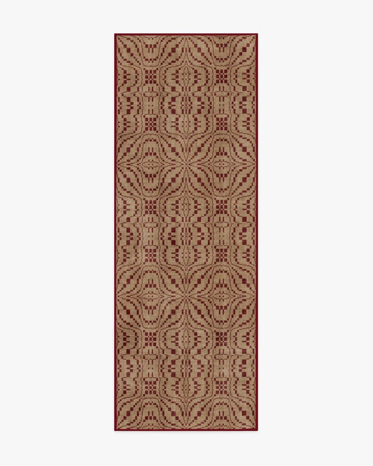 Hearthstone Natural & Amber Rug
