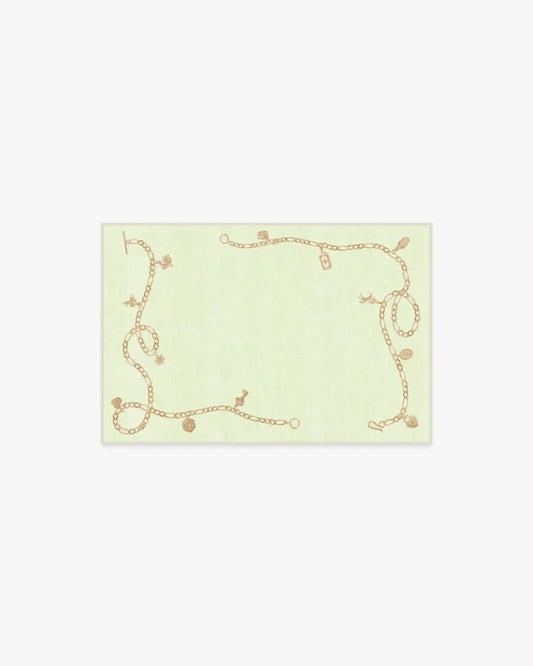 M&E Charms Pale Green Rug by Humberto Leon