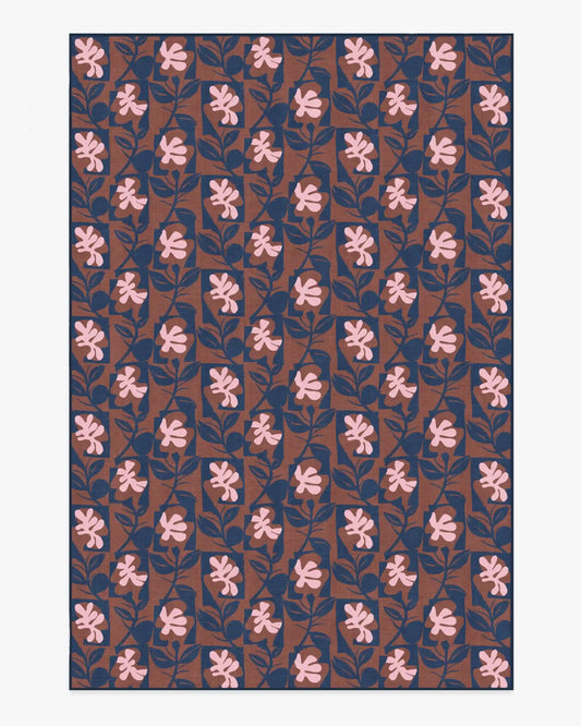 Naatit Rust Rug by Marimekko