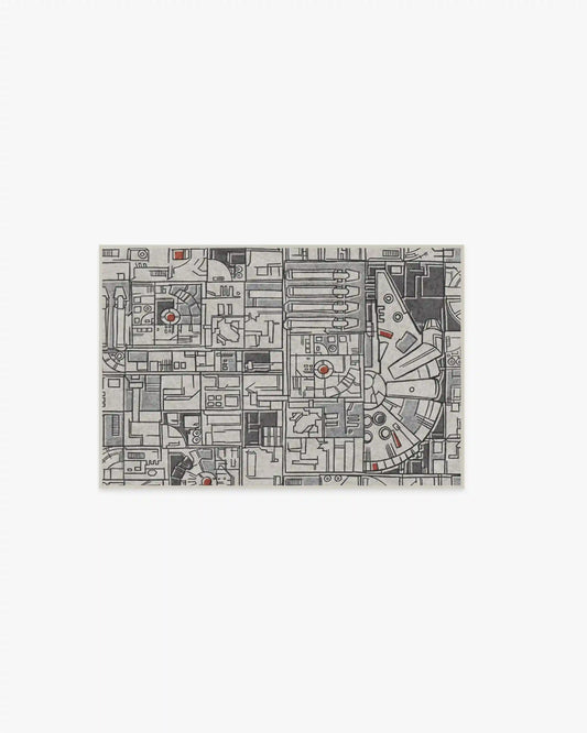 Smugglers Geo Grey Rug